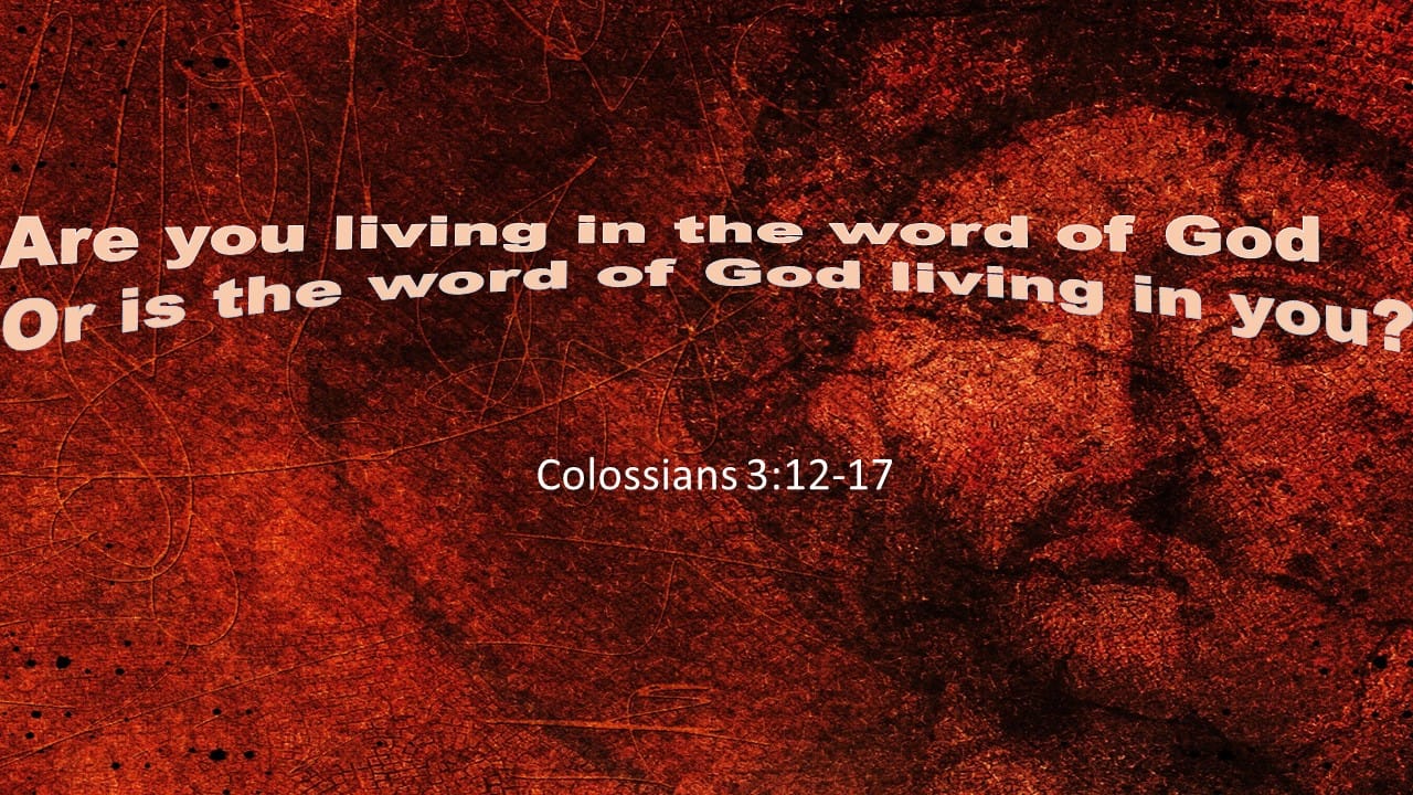 living in the word of god